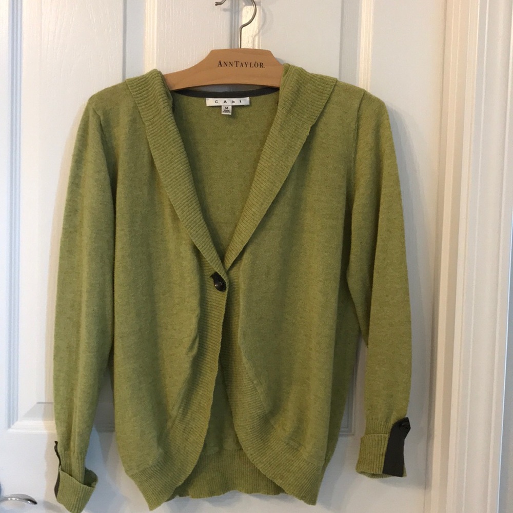 Green Cabi sweater